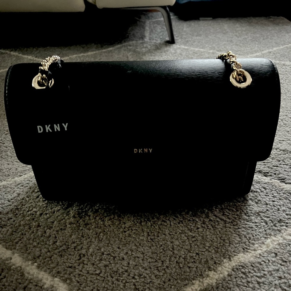 Beautiful black leather purse